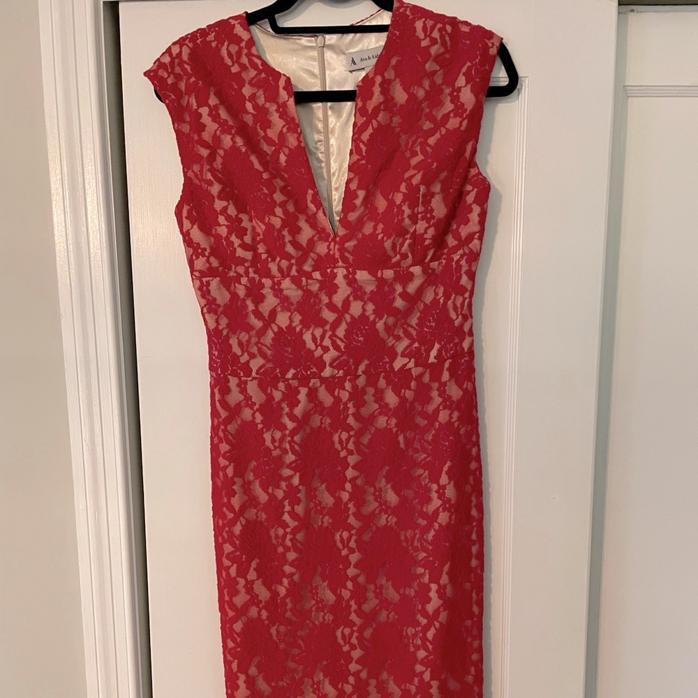 Ava & Aiden red dress